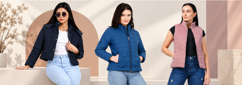 Winter Half Jackets for Women