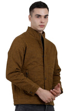 Quilted Printed Jacket in Cotton Fabric