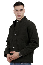 Quilted Printed Jacket in Cotton Fabric