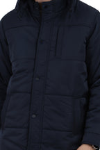 Quilted Chester Jacket in Polyester Fabric