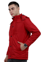 Quilted Chester Jacket in Polyester Fabric