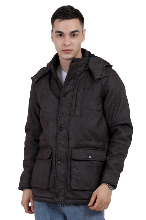 Men's Quilted Chester With Removable Hood