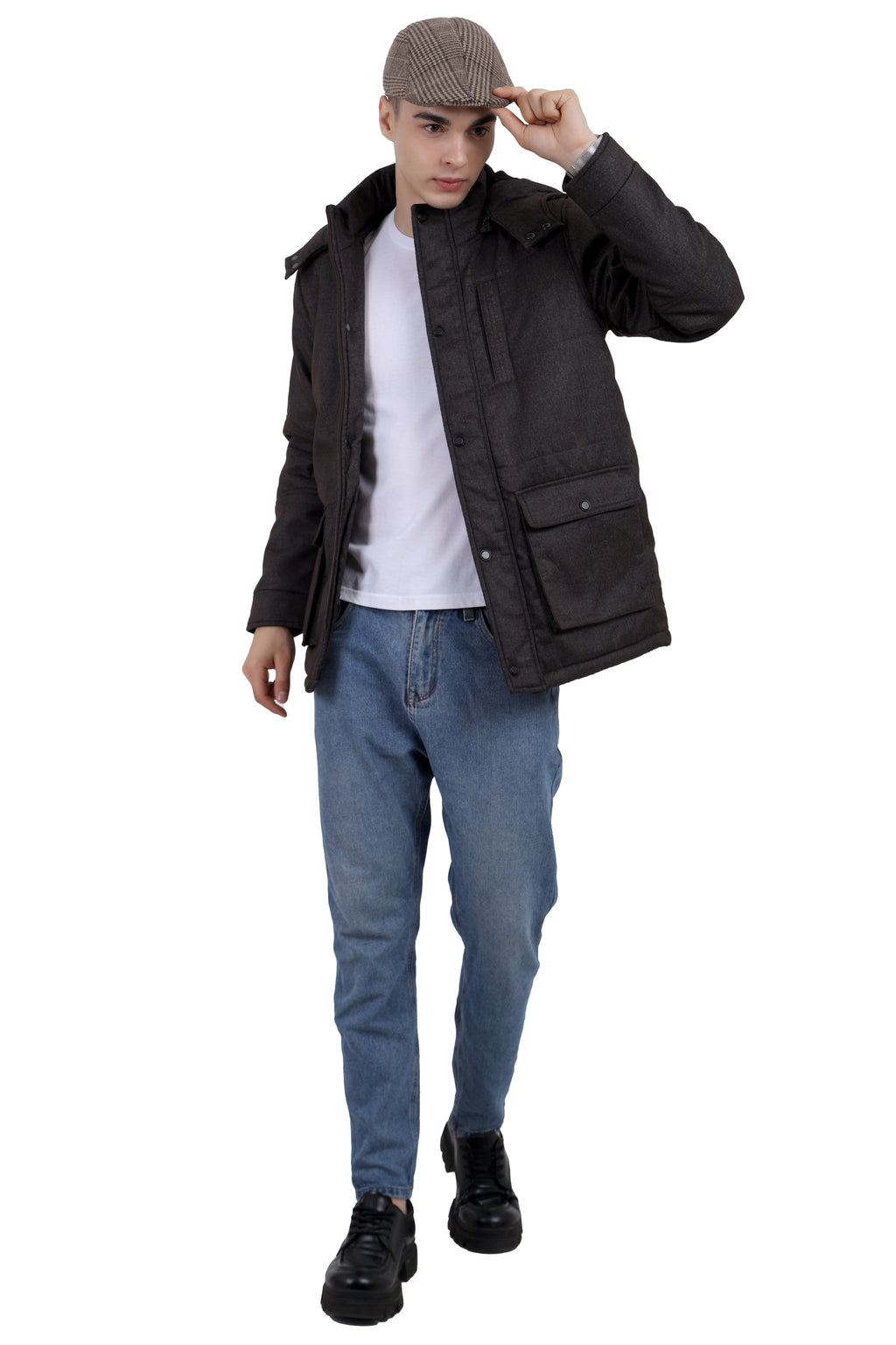 Men's Quilted Chester With Removable Hood
