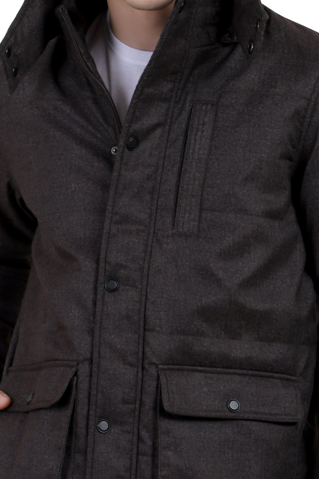 Men's Quilted Chester With Removable Hood