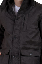 Men's Quilted Chester With Removable Hood