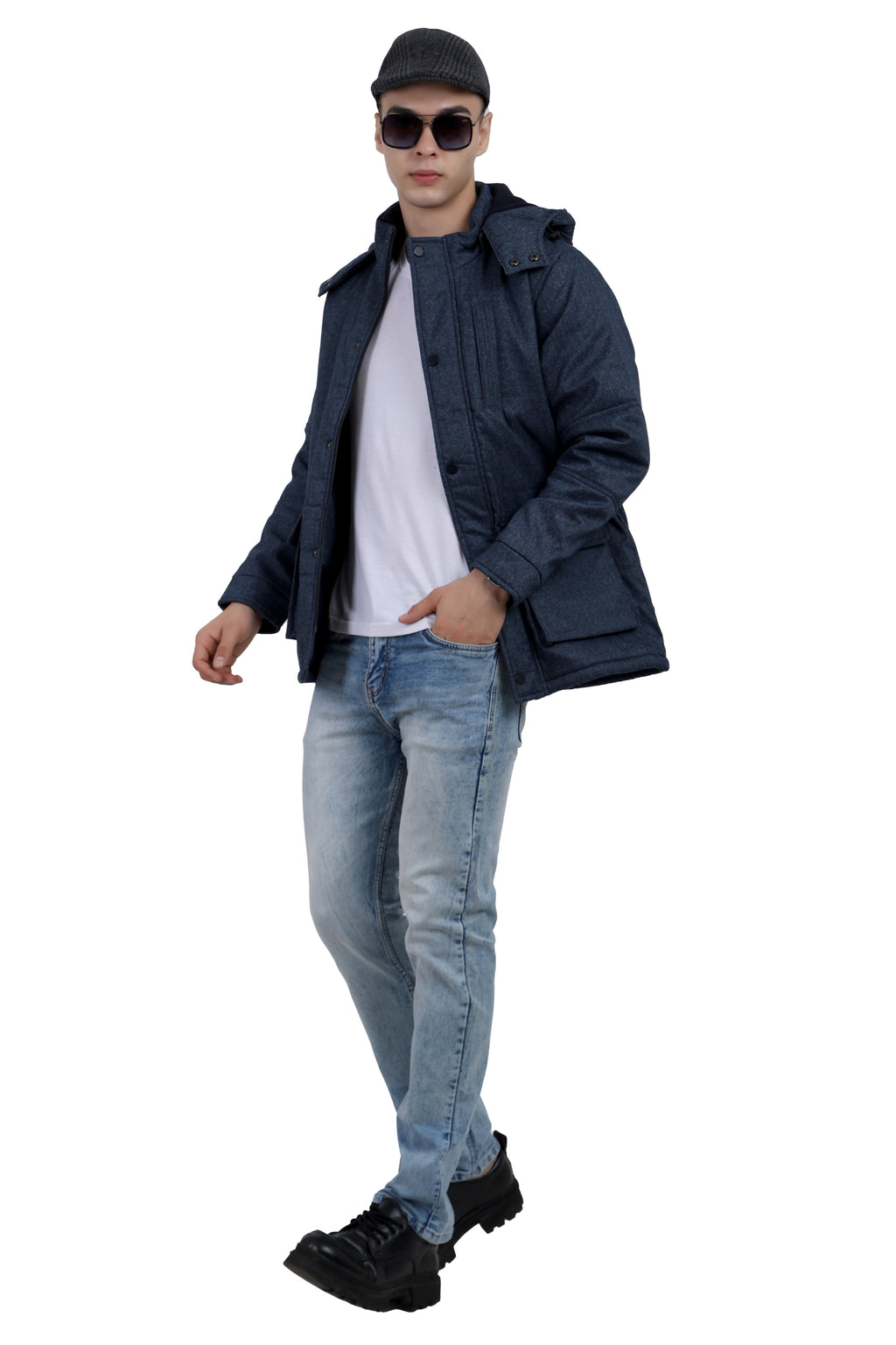 Men's Quilted Chester With Removable Hood