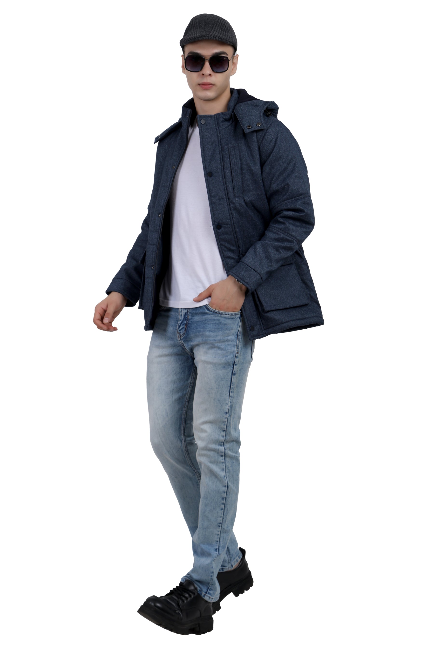 Men's Quilted Chester With Removable Hood