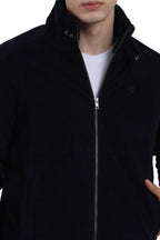 Quilted Jacket in Corduroy Fabric with Sherpa Lining
