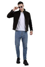 Quilted Jacket in Corduroy Fabric with Sherpa Lining