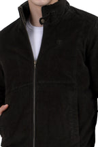 Quilted Jacket in Corduroy Fabric with Sherpa Lining