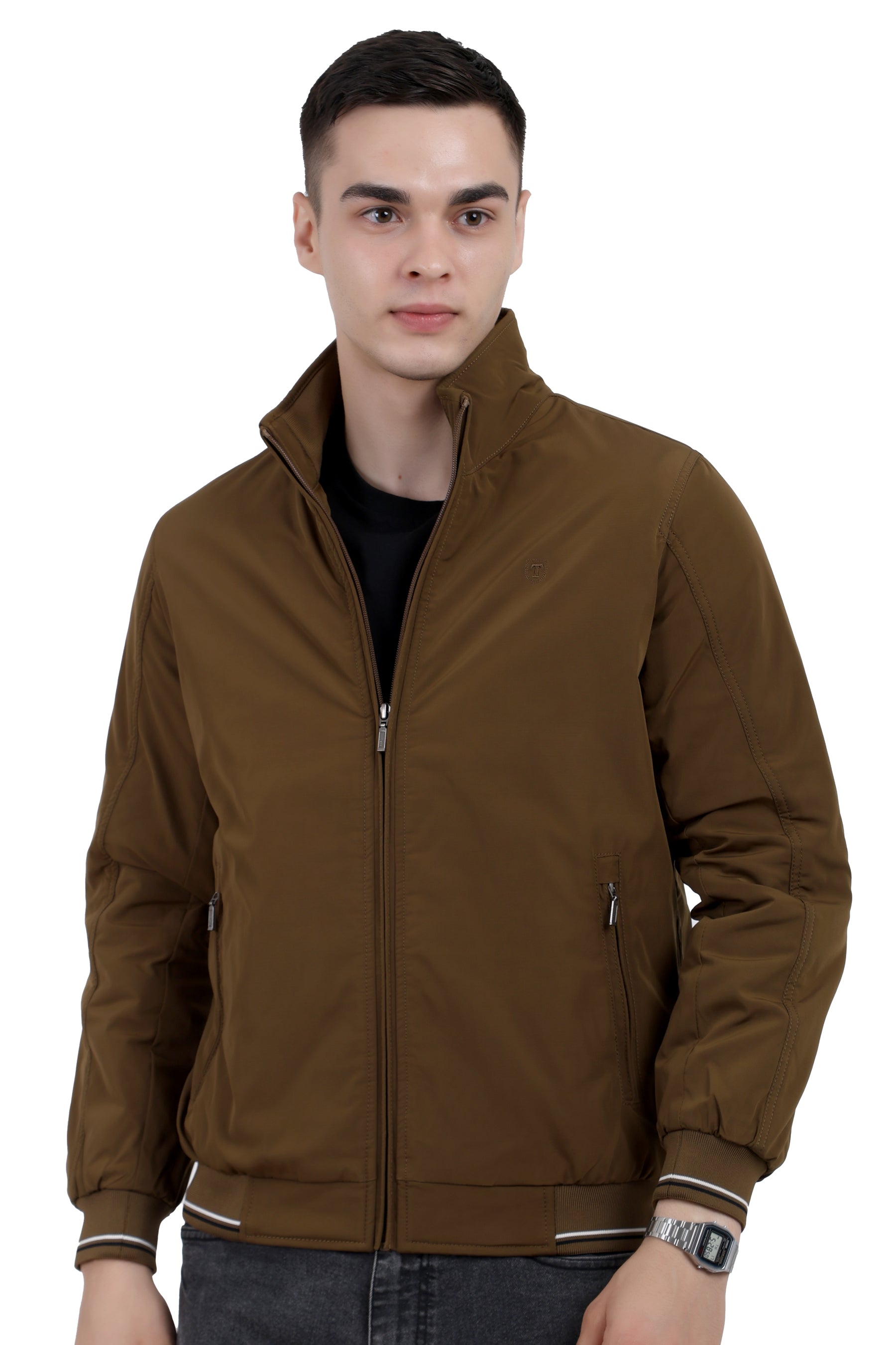 Men's Quilted Jacket in Heavy Memory Fabric