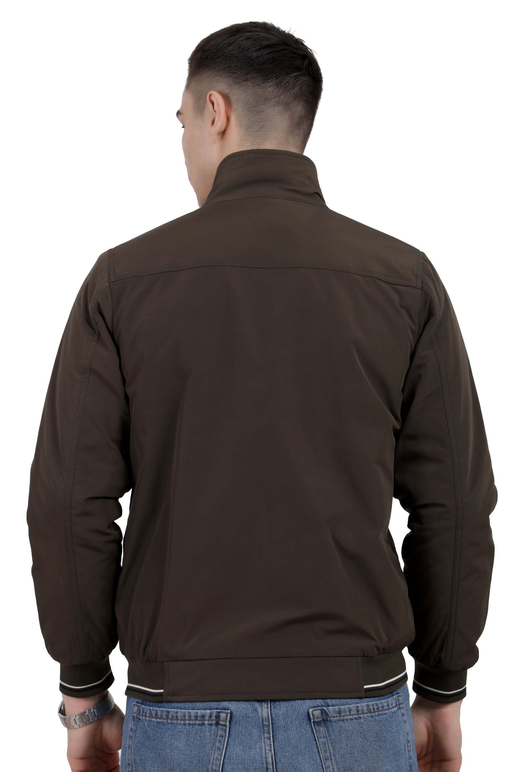 Men's Quilted Jacket in Heavy Memory Fabric