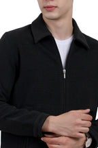 Men's Shacket in Tweed Fabric