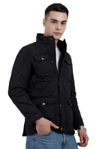 Quilted Chester Jacket With 4 Pockets in Memory Fabric