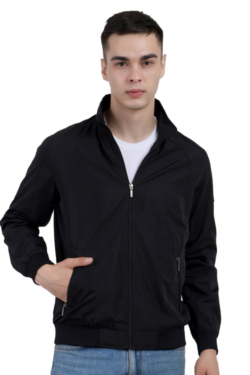 Men's Lightweight Reversible Jacket in Poly Canvas Fabric