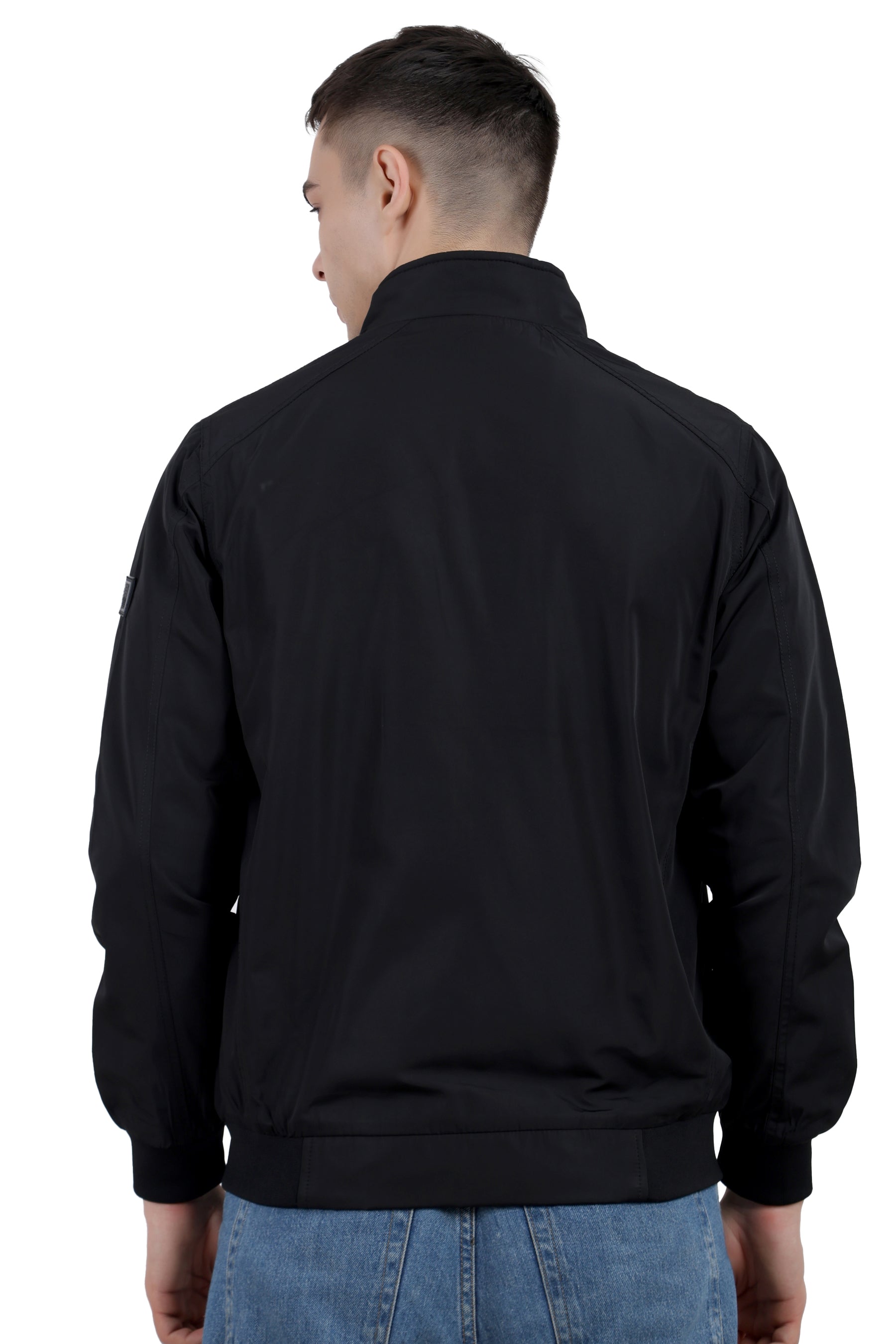Men's Lightweight Reversible Jacket in Poly Canvas Fabric