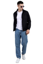 Men's Lightweight Reversible Jacket in Poly Canvas Fabric