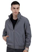 Men's Lightweight Jacket in Poly-Twill Fabric