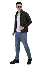 Men's Lightweight Jacket in Poly-Twill Fabric