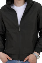 Men's Lightweight Jacket in Poly-Twill Fabric