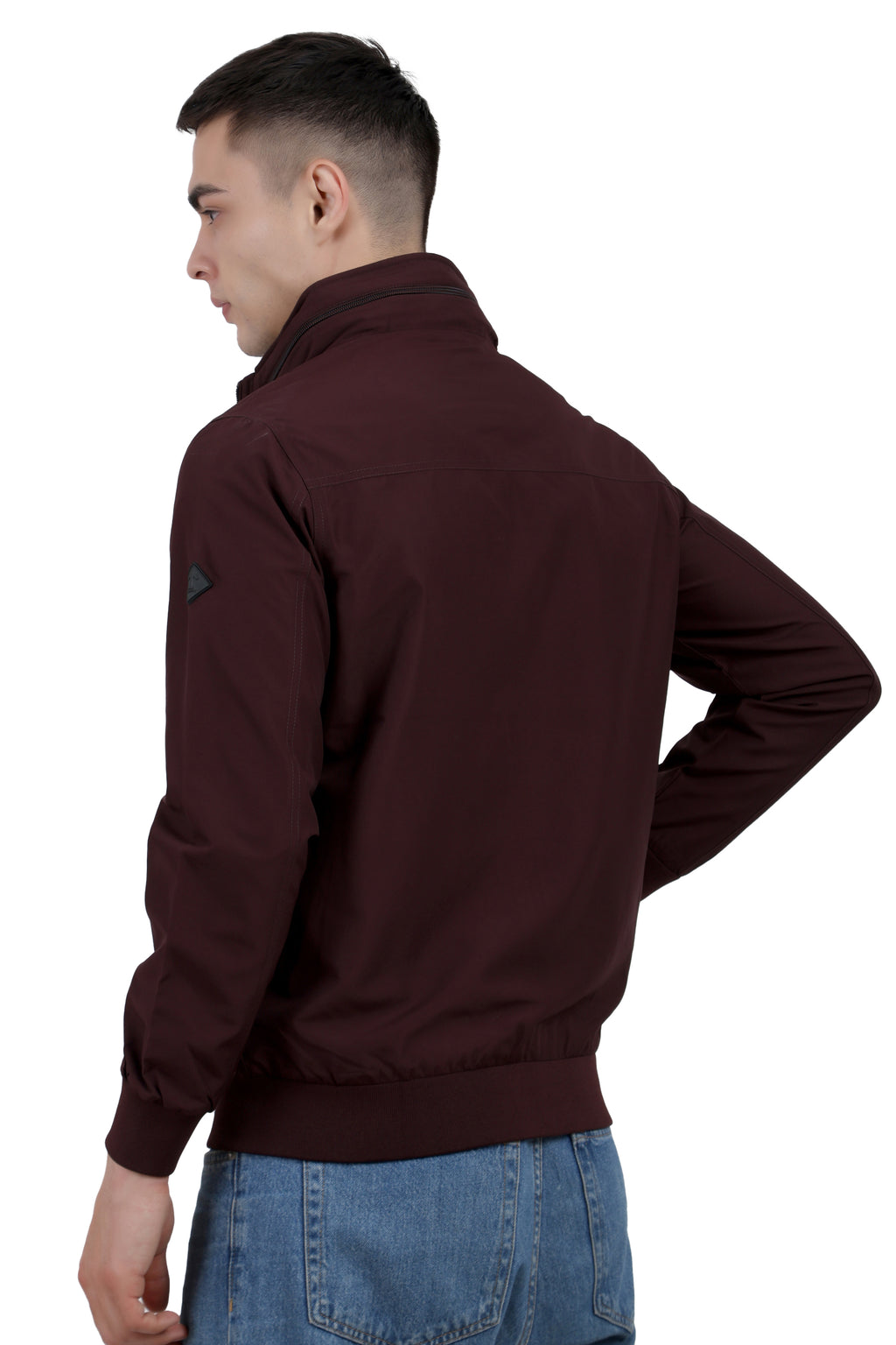 Men's Lightweight Jacket in Poly-Twill Fabric