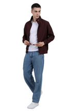 Men's Lightweight Jacket in Poly-Twill Fabric