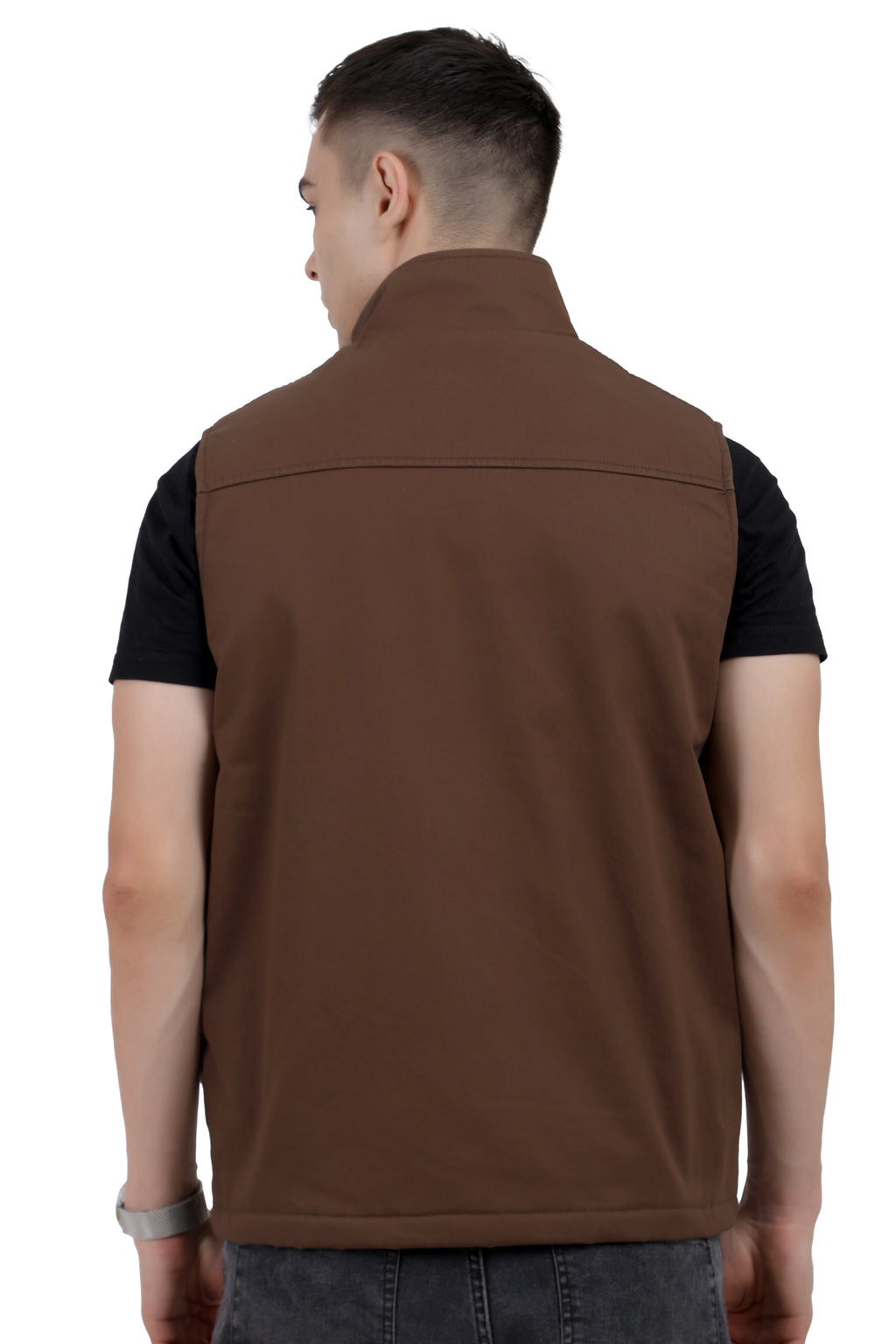 Men's Chester Look 4 Pockets Jacket in Washed Cotton Fabric