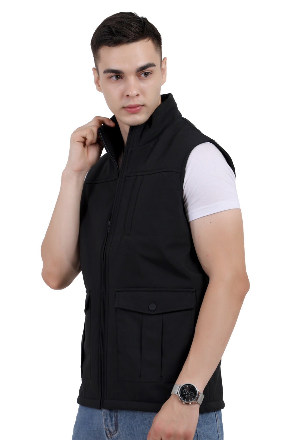Chester Look Sleeveless Jacket