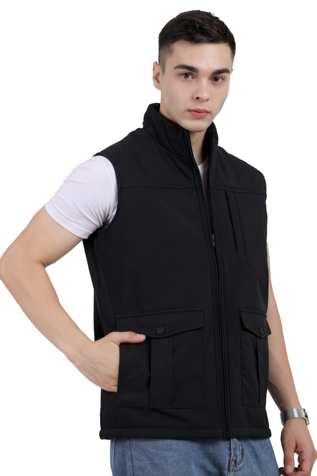 Chester Look Sleeveless Jacket