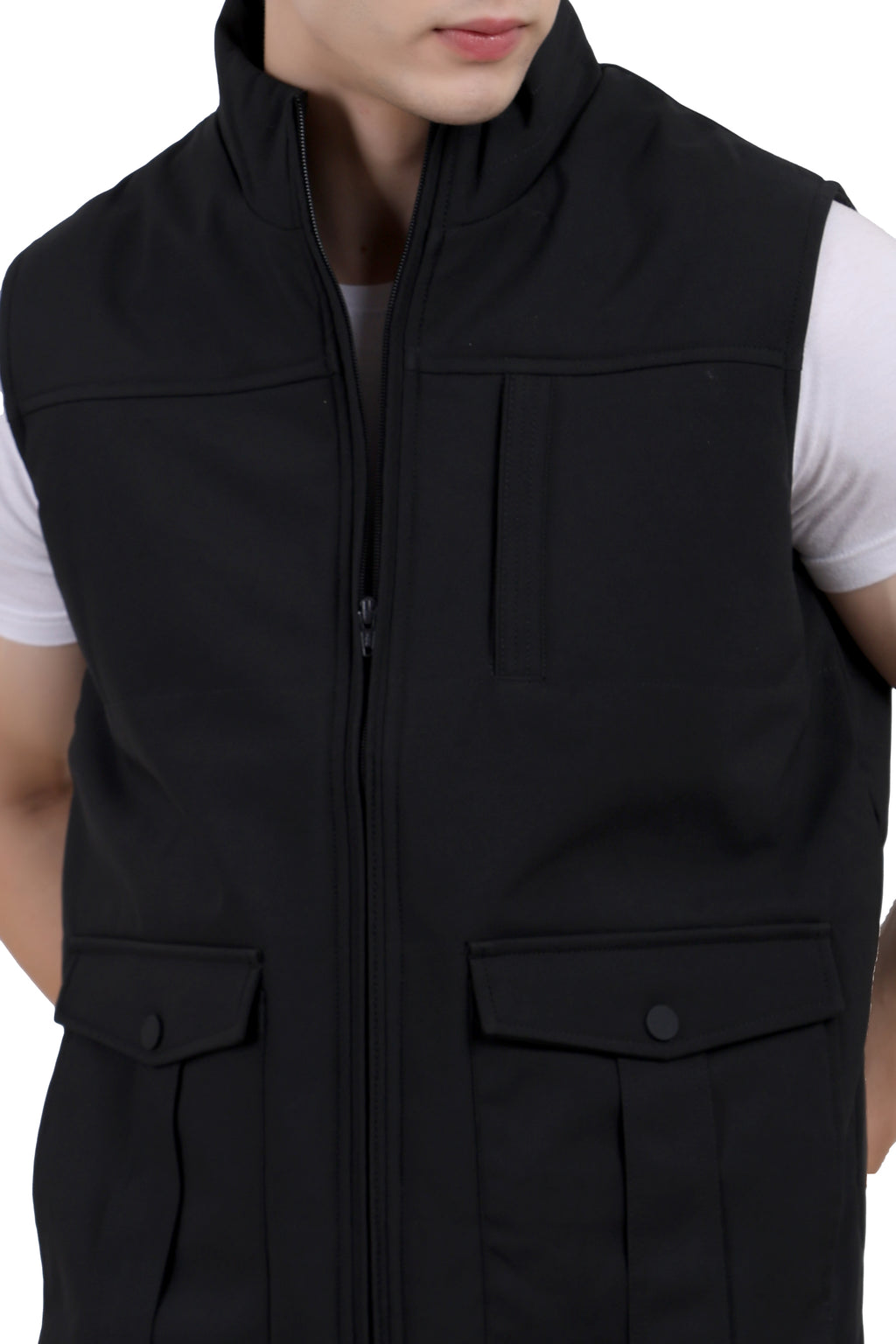 Chester Look Sleeveless Jacket