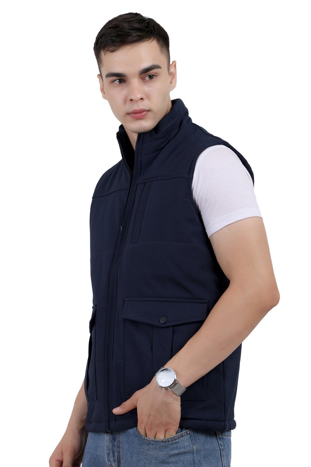 Chester Look Sleeveless Jacket