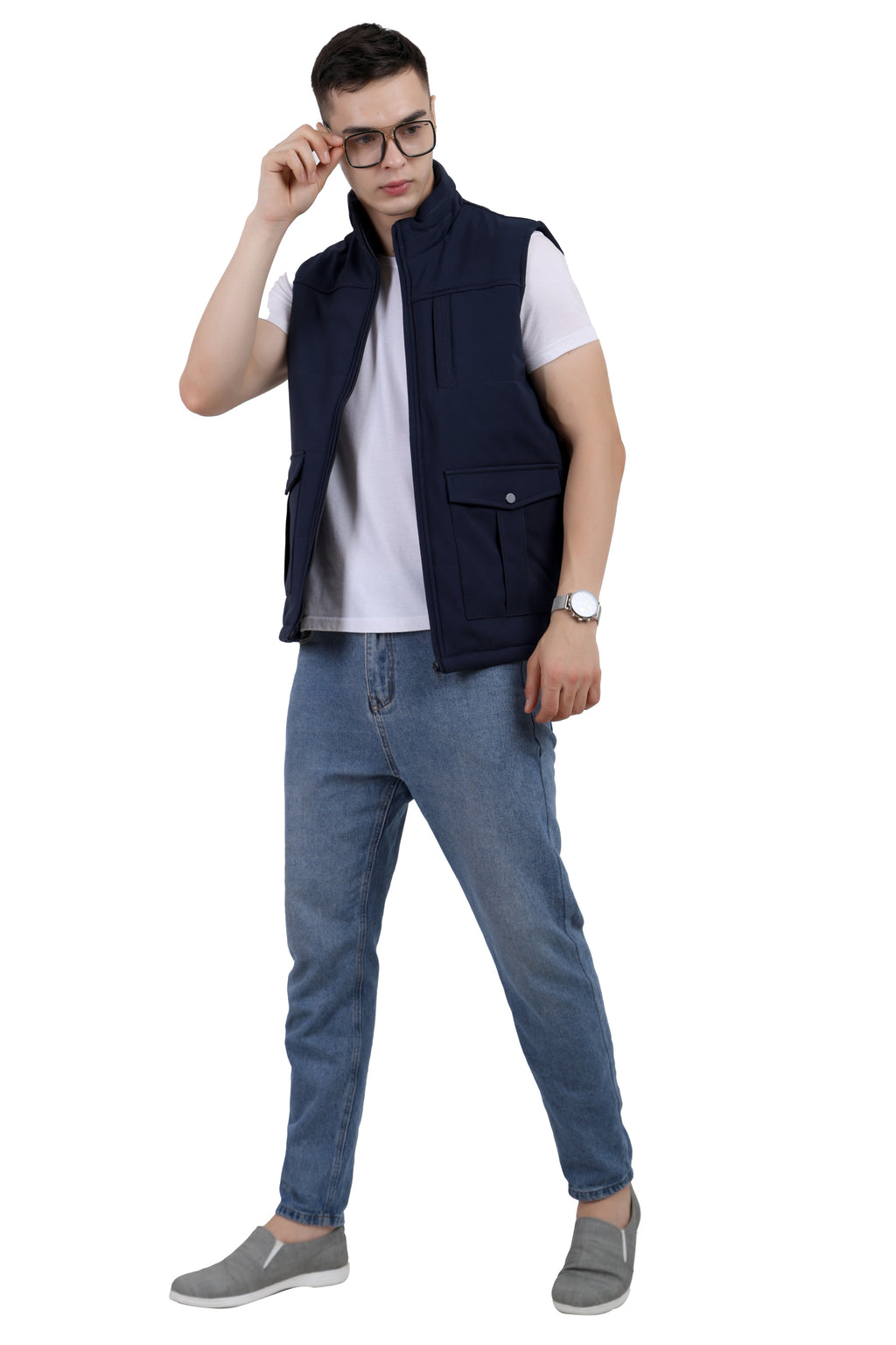 Chester Look Sleeveless Jacket