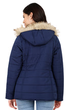 Women's Quilted Jacket in Matt Poly Fabric