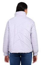 Women's Quilted Loose Fit Crop Jacket