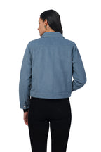 Trufit Women's Shirt Collar Short Jacket