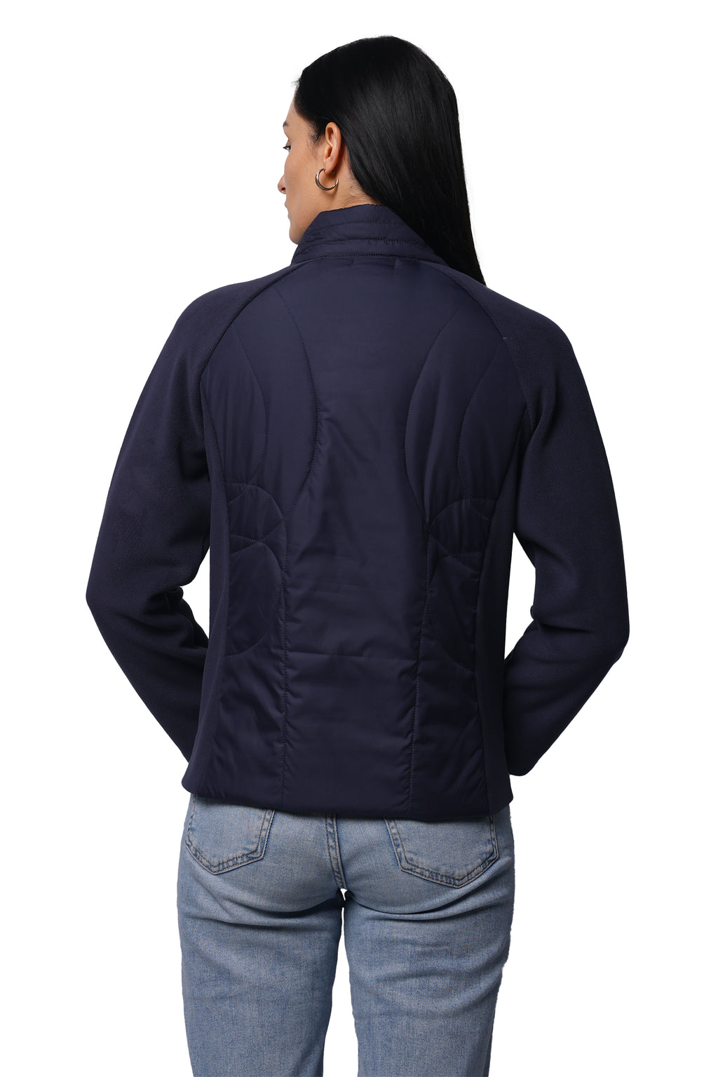 Women's Quilted Poly Twill + Antipilling Fleece Fabric