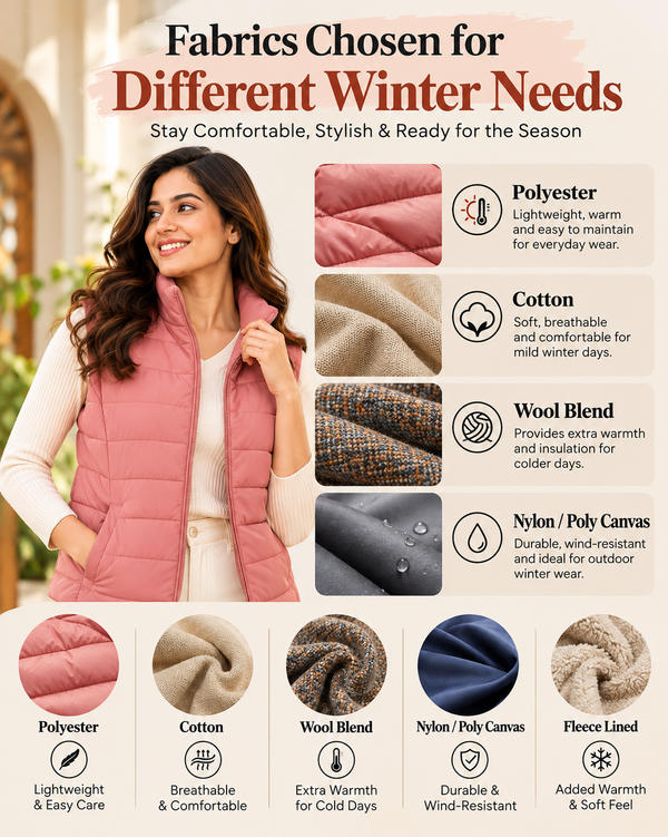 Fabrics Chosen for Different Winter Needs