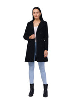 Women's Double Breasted Woolen Long Coat