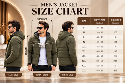 Find the Right Size for Your Men’s Jackets