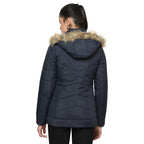 Women's Quilted Jacket in Poly Fabric With Removable Hood