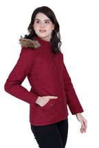 Women's Quilted Jacket in Cotton Fabric