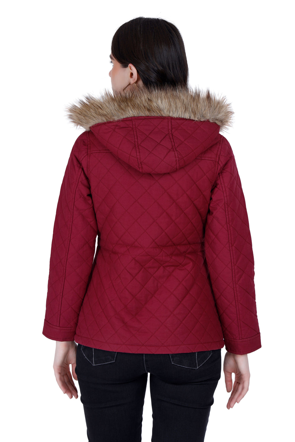Women's Quilted Jacket in Cotton Fabric