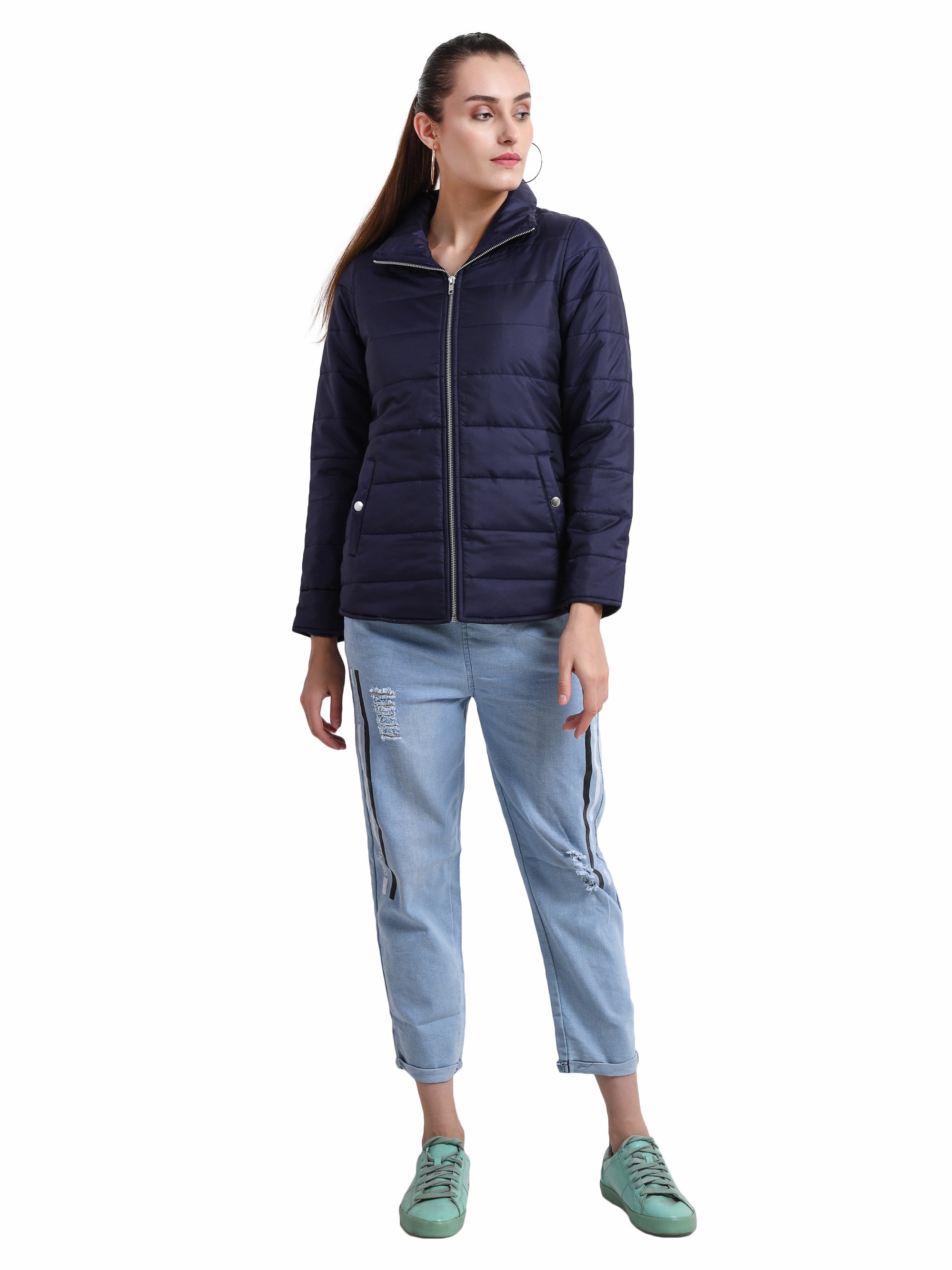 Women's Quilted Polyester Jacket
