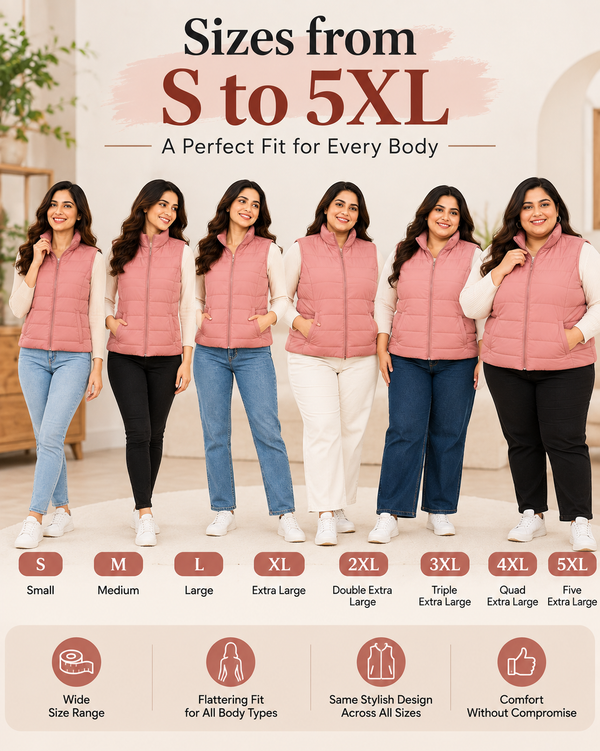 Sizes from S to 5XL