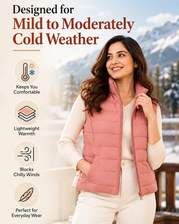 Designed for Mild to Moderately Cold Weather