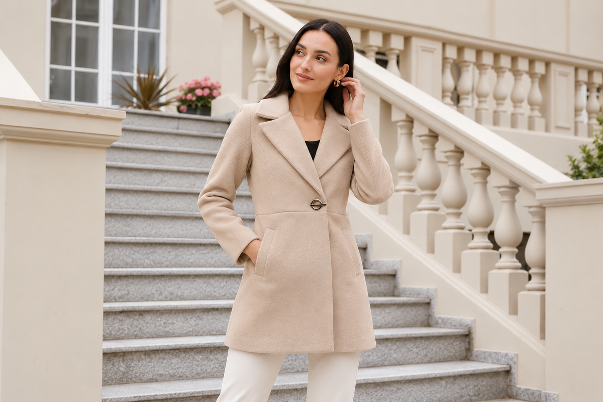 Tweed and Wool Coats for Women