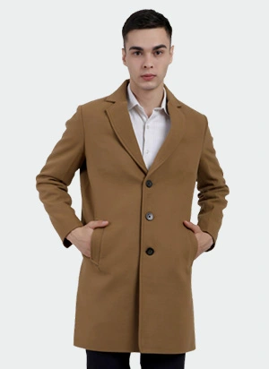 Model showcasing Long Coats For Men