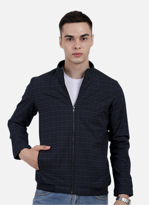 Model showcasing Blue Jackets For Men And Women