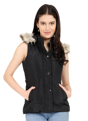 Model showcasing Women’s Half Jackets