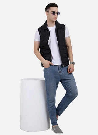 Model showcasing Half Jackets For Men